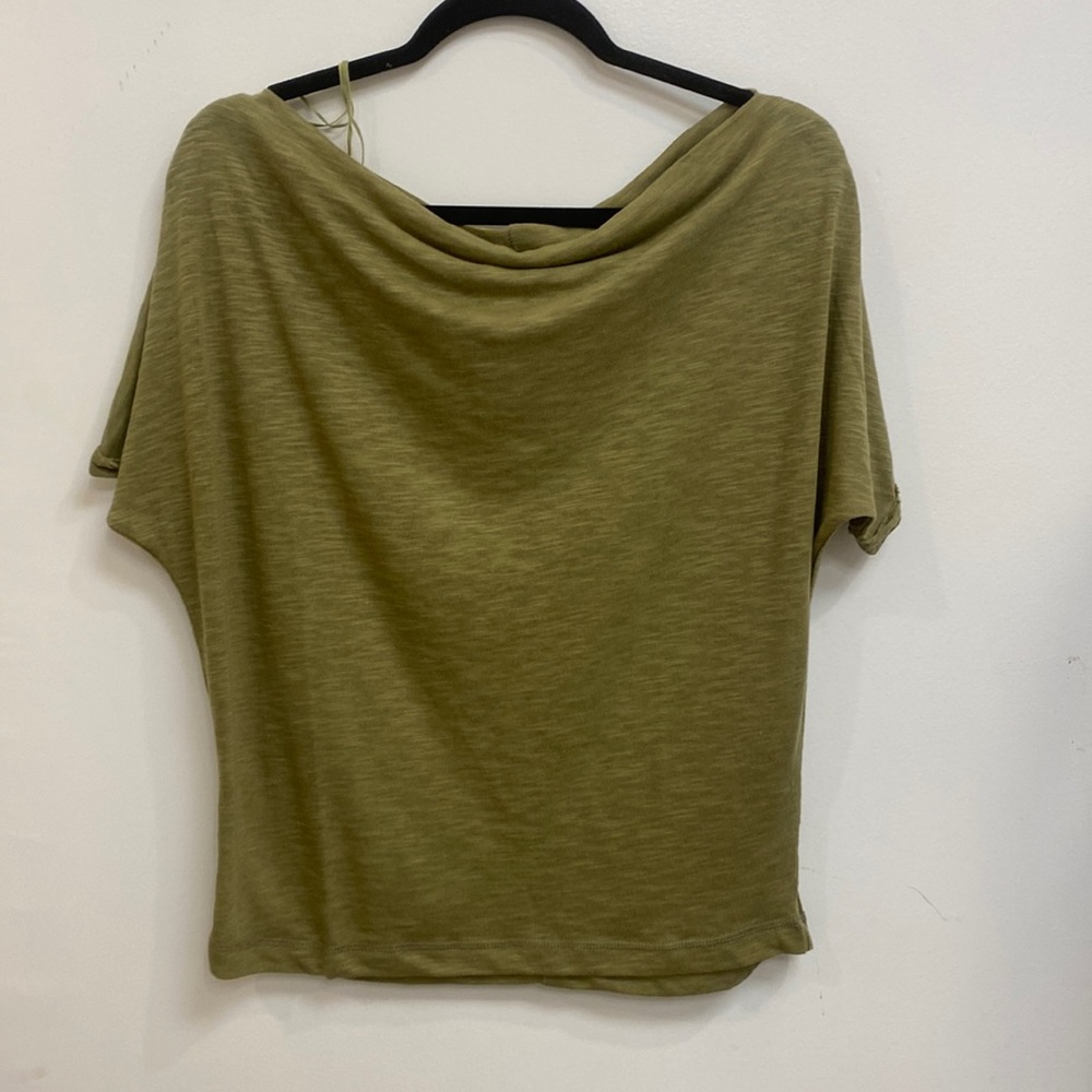Olive droop t-shirt